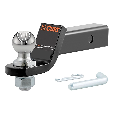 CURT Loaded Ball Mount with 2 in. Ball (2 in. Shank, 7,500 lb., 2 in. Drop), 45036