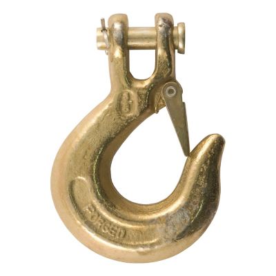 CURT 3/8 in. Safety Latch Clevis Hook (18,000 lb., 3/8 in. Pin)