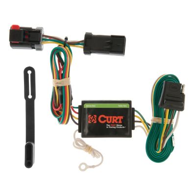 CURT Custom Wiring, 4-Flat, Select Caravan, Grand Caravan, Town and Country, Voyager, 55376