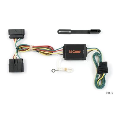 CURT Custom Wiring, 4-Way Flat, Select Gmc Canyon, Chevrolet Colorado, Isuzu I-Series, 55510