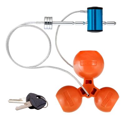 CURT Universal Tri-Ball Trailer Coupler Lock, Fits 1-7/8 in., 2 in., 2-5/16 in.