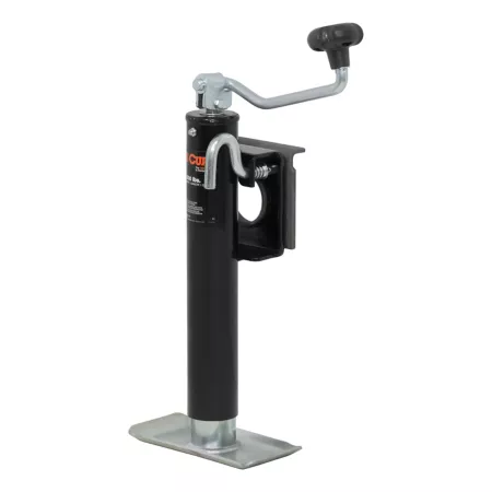 CURT Rack Mount Swivel Jack with Top Handle (2 000 lbs 10 in Travel) 28300 Trailer Jacks