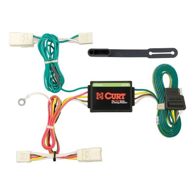 CURT Custom Wiring Harness, 4-Way Flat Output, Select Mitsubishi Mirage, G4, 56223