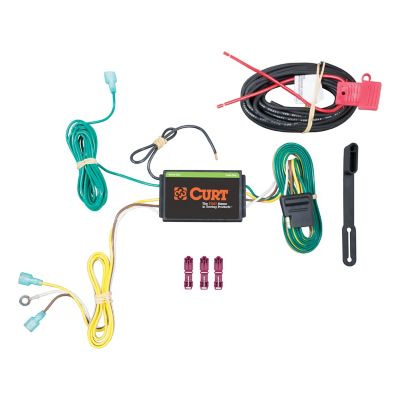 CURT Custom Wiring Harness, 4-Way Flat Output, Select Lincoln Mkc, 56262