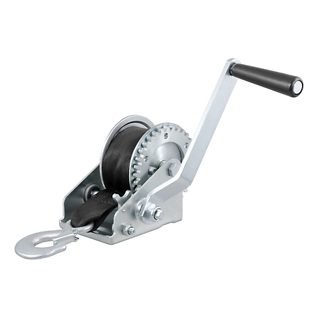 CURT Hand Crank Win. with 15 ft. Strap (900 lb., 6-1/2 in. Handle), 29433
