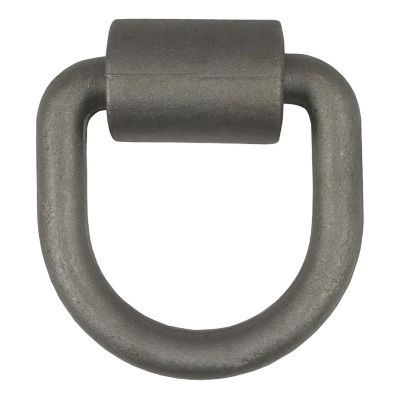 CURT 3 in. x 3 in. Weld-On Tie-Down D-Ring (6,100 lb., Raw Steel), 83750