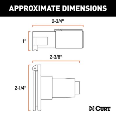 Image showing  6-Way Round Connector Plug & Socket (Packaged), 58092