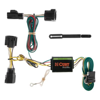 CURT Custom Wiring, 4-Way Flat, Select Jeep Commander, Except Rocky Mountain Edition, 55414