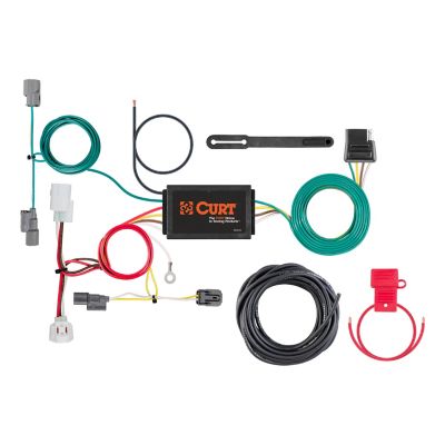 CURT Custom Wiring Harness, 4-Way Flat Output, Select Acura ILX, 56269