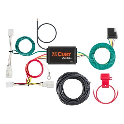 CURT Custom Wiring Harness, 4-Way Flat Output, Select Lexus Es