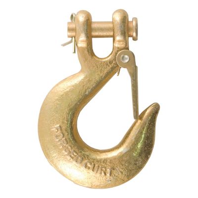 CURT 3/8 in. Safety Latch Clevis Hook, 24,000 lb., 3/8 in. Pin