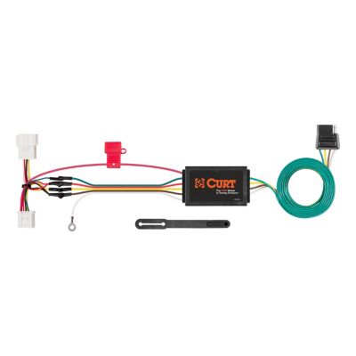 CURT Custom Wiring Harness, 4-Way Flat Output, Select Honda Cr-V, 56158