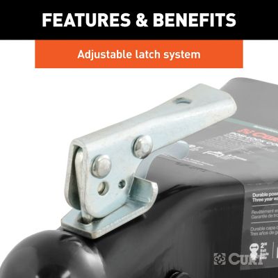 Image showing  2 in. A-Frame Coupler with Posi-Lock, 5,000 lb., Black