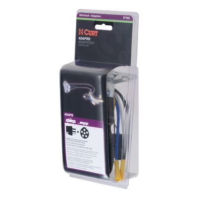 Image showing  Electrical Adapter (4-Way Flat Vehicle to 6-Way Round Trailer), 57183