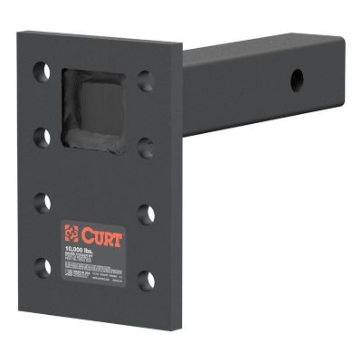 CURT Adjustable Pintle Mount (2 in. Shank, 10,000 lb., 7 in. High, 8 in. Long), 48324