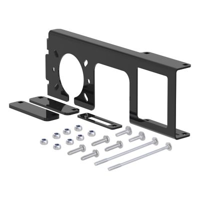 CURT Easy-Mount Wiring Bracket for 4 or 5-Flat & 6 or 7-Round (2 in. Receiver), 58000