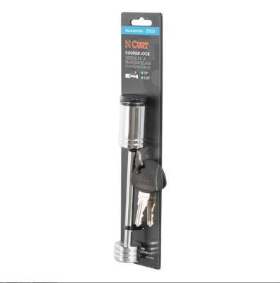 Image showing  Coupler Lock (1/4 in. Pin, 3-3/8 in. Latch Span, Barbell, Chrome)