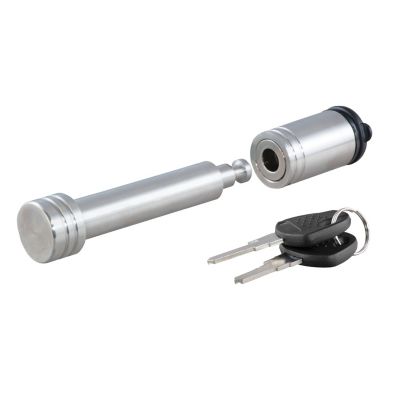 CURT 5/8 in. Hitch Lock (2 in. Receiver, Barbell, Stainless), 23516