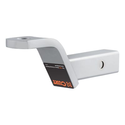 Image showing  2 in. Shank Class 3 Ball Mount, 4 in. Drop, 7,500 lb. Capacity, 8-1/4 in. L, Chrome