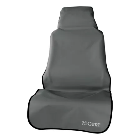 CURT Seat Defender Removable Waterproof Bucket Seat Cover Gray 58 in x 23 in. Seat Covers