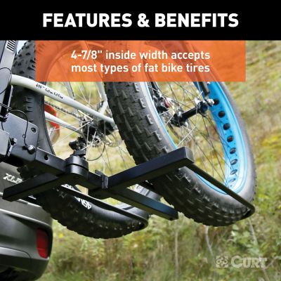 Image showing  Tray-Style Bike Rack Cradles for Fat Tires (4-7/8 in. Id, 2 Pack), 18091