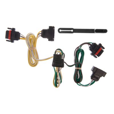 CURT 4-Flat Custom Wiring Harness for Select Caravan, Grand Caravan, Dakota, Town and Country