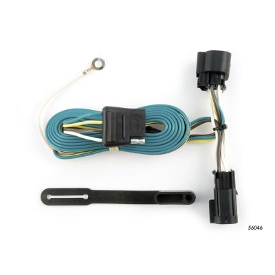 CURT Custom Wiring Harness, 4-Way Flat Output, Select Chevrolet Impala, 56046