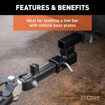 Image showing  Receiver Hitch Adapter, 2 in. Shank, 4 in. Drop, 7,500 lb.