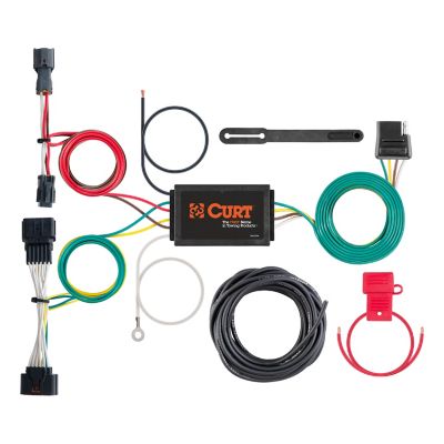 CURT Custom Wiring Harness, 4-Way Flat Output, Select Kia Sportage, 56321