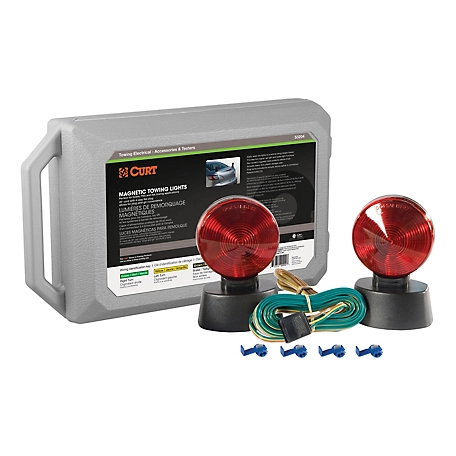 CURT Magnetic Tow Lights with Storage Case
