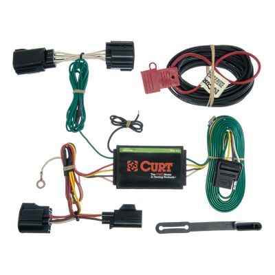 CURT Custom Wiring Harness, 4-Way Flat Output, Select Ford Focus Hatchback, 56140