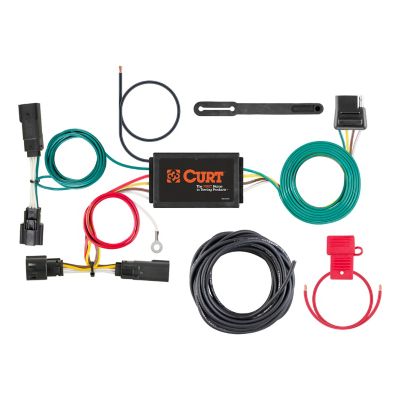 CURT Custom Wiring Harness, 4-Way Flat Output, Select Buick Encore, 56363