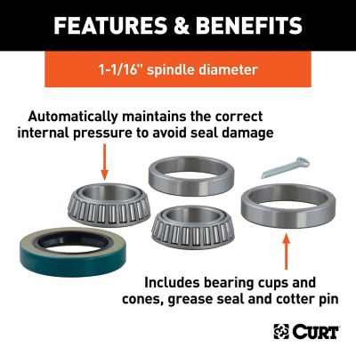 Image showing  1-1/16 in. Wheel Bearing Kit, 23211