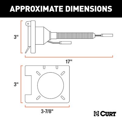 Image showing  Dual-Output Electrical Adapter (Adds 7-Way RV Blade to 4-Way Flat)