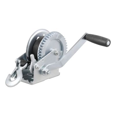 CURT Hand Crank Win. with 20 ft. Strap (1,400 lb., 7-1/2 in. Handle), 29435