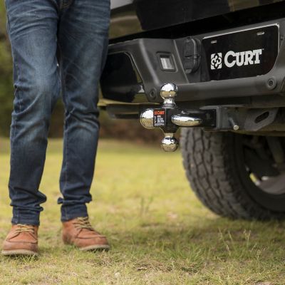 Image showing  2 in. Shank Multi-Ball Mount with Hook and 1-7/8 in., 2 in. and 2-5/16 in. Ball, 1,000 lb. Capacity