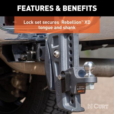 Image showing  Rebellion Xd Tongue and Hitch Lock Set, 45932