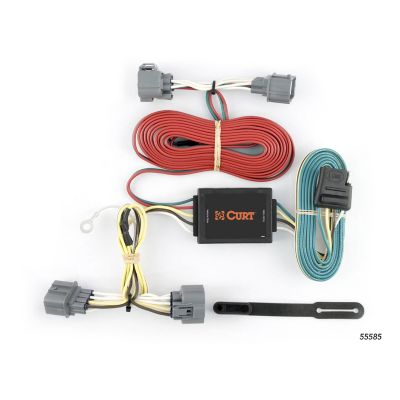 CURT Custom Wiring Harness, 4-Way Flat Output, Select Honda Ridgeline, 55585