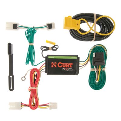 CURT Custom Wiring, 4-Way Flat Output, Select Mitsubishi Rvr, Outlander Sport, Lancer, 56127