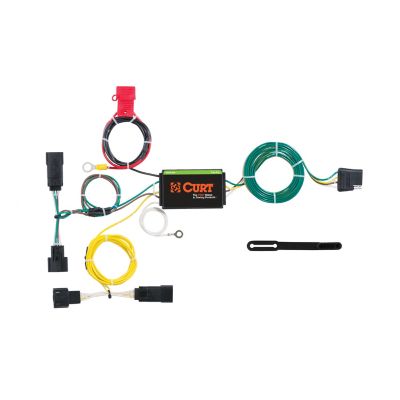 CURT Custom Wiring Harness, 4-Way Flat Output, Select Dodge Charger, 56234