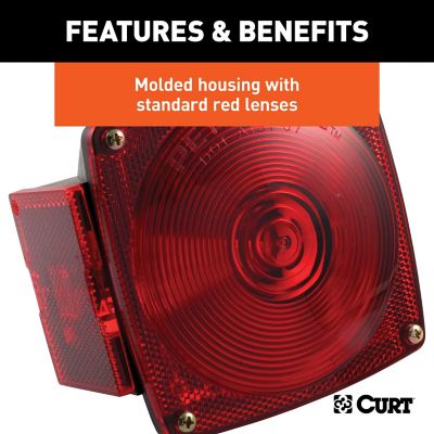 Image showing  Combination Driver-Side Trailer Light with License Plate Illumination