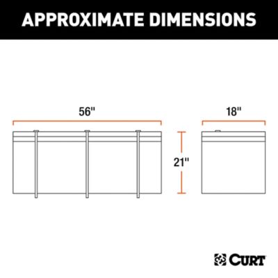 Image showing  56 in. x 18 in. x 21 in. Weather-Resistant Vinyl Cargo Bag, 18210