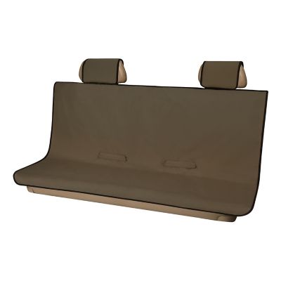 CURT Seat Defender 58 in. x 63 in. Removable Waterproof Brown XL Bench Truck Seat Cover, 18522