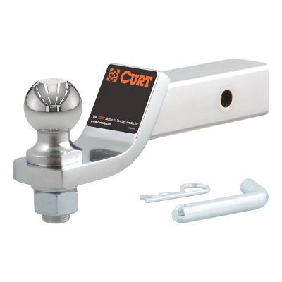 CURT Loaded Ball Mount with 2 in. Ball (2 in. Shank, 7,500 lb., 2 in. Drop), 45295