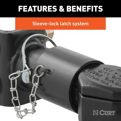 Image showing  2-5/16 in. Channel-Mount Coupler with Sleeve-Lock, 12,500 lb., Black