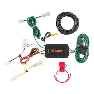 CURT Custom Wiring Harness, 4-Way Flat Output, Select Toyota Sienna, 56106