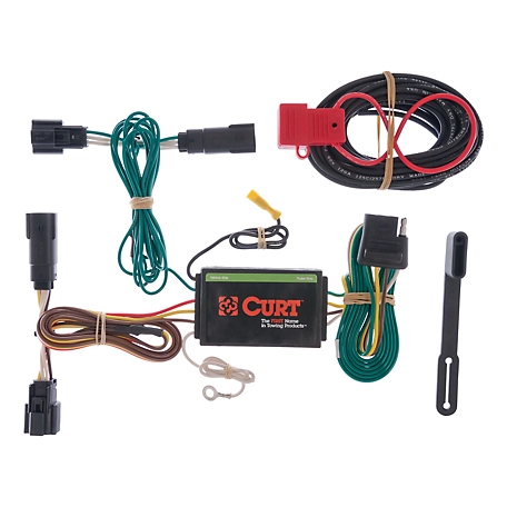 CURT Custom Wiring Harness, 4-Way Flat Output, Select Ford Edge, 56120