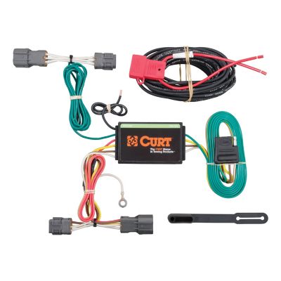 CURT Custom Wiring Harness, 4-Way Flat Output, Select Kia Rondo, Soul, 56220