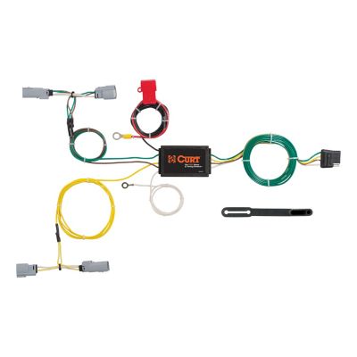 CURT Custom Wiring Harness, 4-Way Flat Output, Select Dodge Challenger, 56230