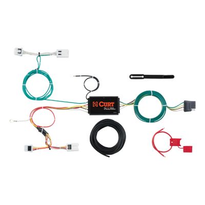 CURT Custom Wiring, 4-Way Flat Output, Select Chevrolet City Express, Nissan Nv200, 56279